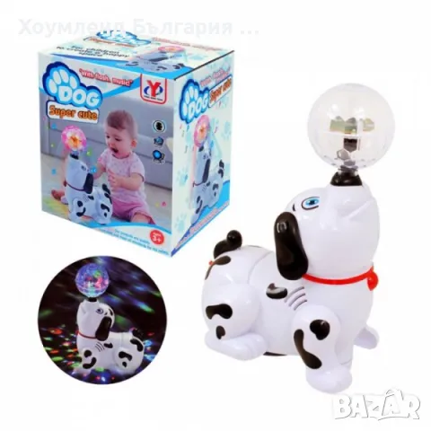 ТАНЦУВАЩО ДИСКО КУЧЕ - МУЗИКАЛНА ДЕТСКА КУЧЕ ИГРАЧКА, снимка 2 - Електрически играчки - 48251869