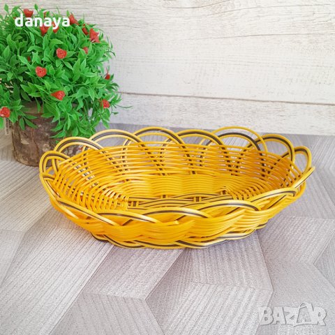 2704 Елипсовиден панер за хляб и плодове, снимка 3 - Аксесоари за кухня - 35677493