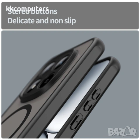 Магнитен Калъф за Xiaomi Redmi Note 15 Pro 5G - PC+TPU, Анти-drop, Подсилени ръбове, 4 цвята, снимка 8 - Резервни части за телефони - 53780081