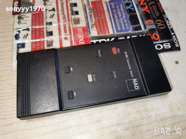 NAD 6100 CASSETTE DECK REMOTE CONTROL-SWISS 2512250947, снимка 3 - Декове - 52895641