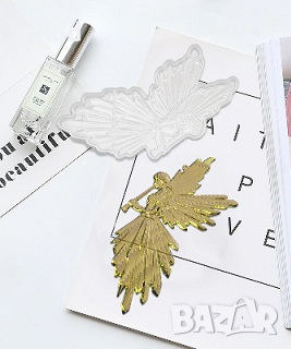 Голяма пеперудена фея пеперуда иликонов молд форма за украса торта фондан шоколад гипс смола, снимка 3 - Форми - 36268405