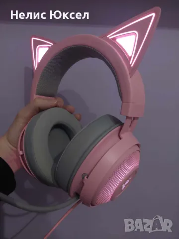 RAZER KRAKEN QUARTZ Kitty edition, снимка 5 - Слушалки и портативни колонки - 48997169