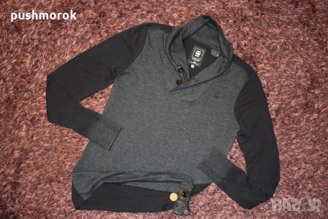 G-Star Raw Men's  Harm Ezra Long Sleeve T-Shirt Sz S, снимка 10 - Блузи - 35758026