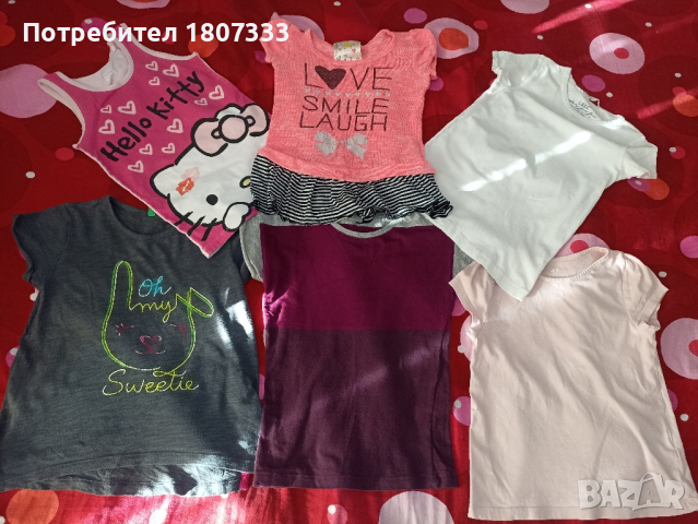 Детски дрехи лято размер 110/116см., снимка 2 - Детски Блузи и туники - 44647584
