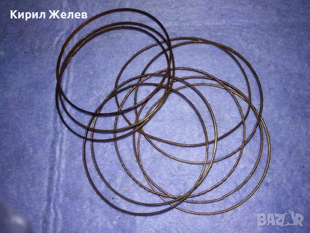 ЛОТ ТЪНКИ ОРНАМЕНТИРАНИ БРОНЗИРАНИ ОРИЕНТАЛСКИ СТИЛ ГРИВНИ от БЛАГОРОДНА СТОМАНА 37942, снимка 7 - Гривни - 40805254