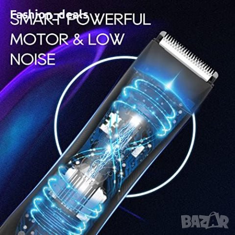 Нов Акумулаторен тример машинка за подстригване на коса брада за мъже/Led осветление, снимка 3 - Друга електроника - 41404350