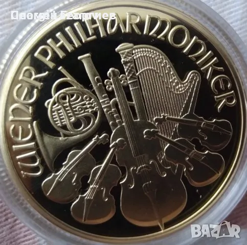 Виенска филхармония 2021.плакет, снимка 3 - Нумизматика и бонистика - 56210175