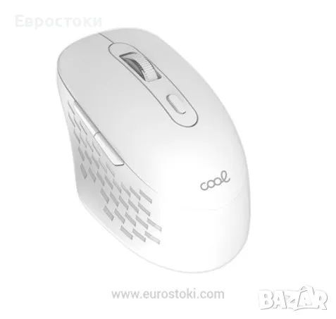 Безжична мишка Cool 6D Silent, оптичен сензор, 3200 dpi, USB приемник, цвят: бяло, снимка 1