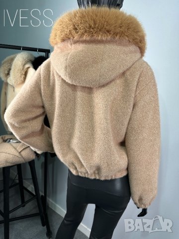 Дамско яке с пух КОД 12, снимка 4 - Якета - 42619359