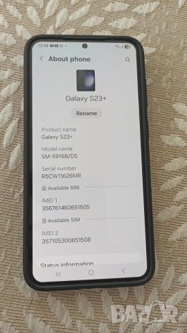 Samsung S23plus 512GB, снимка 3 - Samsung - 53826722