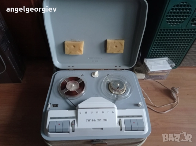 Лампов магнитофон Grundig TK23. 1961г. , снимка 3 - Колекции - 52723532