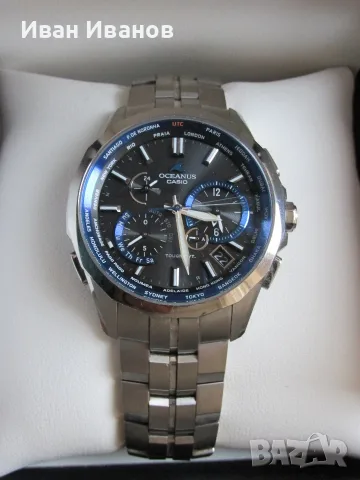CASIO OCW-S2400 OCEANUS MANTA TITANIUM MULTI BAND 6 10 BAR MADE IN JAPAN, снимка 3 - Мъжки - 56271943