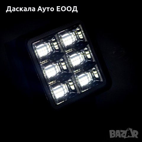 1 бр. ЛЕД БАР LED bar лампи c 6 секции по 8 ЛЕД в секция 64W, 10-30V, снимка 2 - Аксесоари и консумативи - 35806562