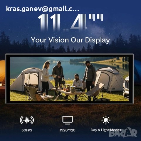 OTTOCAST ScreenFlow Carplay дисплей с YouTube, 11.4-инчов, снимка 5 - Аксесоари и консумативи - 53745483