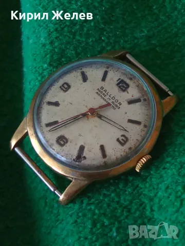 BALLDOR ANCRE 17 RUBIS Стар МАРКОВ ШВЕЙЦАРСКИ ПОЗЛАТЕН МЕХАНИЧЕН МЪЖКИ ЧАСОВНИК РАБОТЕЩ 37200, снимка 16 - Антикварни и старинни предмети - 40184488