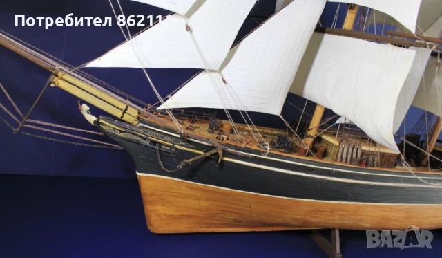 Макет на ветроходен кораб – клиперът Cutty Sark, снимка 8 - Колекции - 50425660