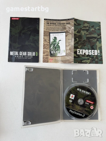 Metal Gear Solid 3 Snake Eater за PS2, снимка 3 - Игри за PlayStation - 53754808