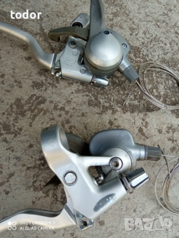 комплект японски скорости и декланшори, снимка 2 - Части за велосипеди - 51903988