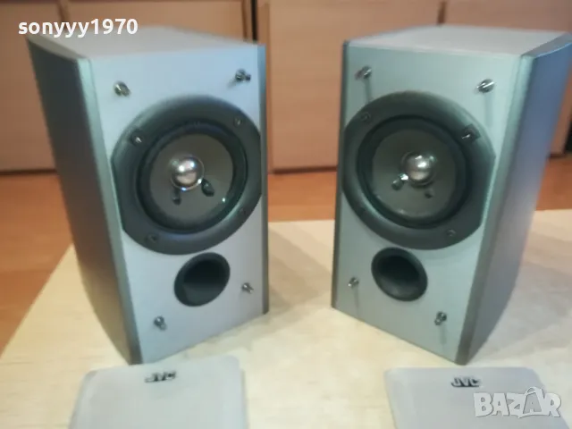 JVC X2БР ТОНКОЛОНИ-19Х16Х12СМ ВНОС SWISS 2101251007, снимка 1 - Тонколони - 48763683