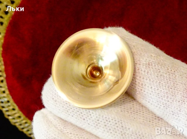 Бронзова чаша за ракия 6 см. , снимка 3 - Антикварни и старинни предмети - 41613711