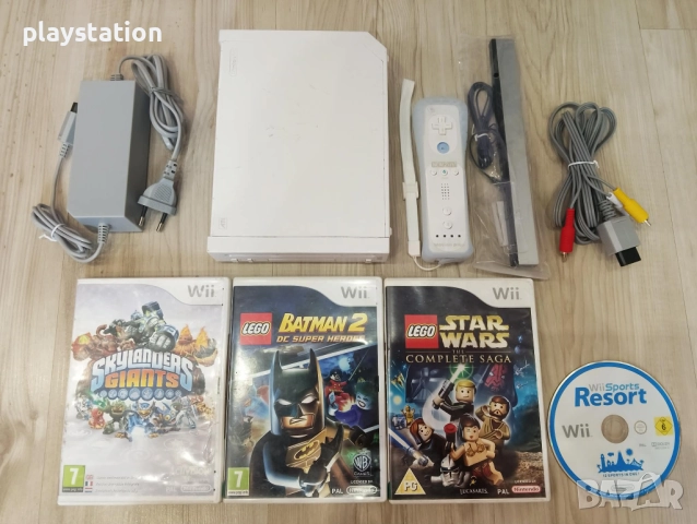 Nintendo Wii Пълен комплект, снимка 2 - Nintendo конзоли - 42209614