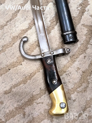 Френски щик нож ГРА Waffenfabrik Steyr гръцка поръчка , снимка 4 - Антикварни и старинни предмети - 53350317