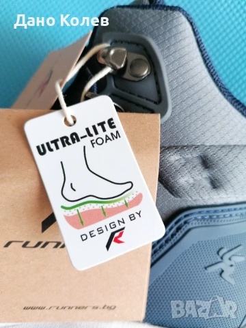 Мъжки маратонки Runners, RNS-242-6470, Сив [26,5см - 41]], снимка 6 - Маратонки - 53769803