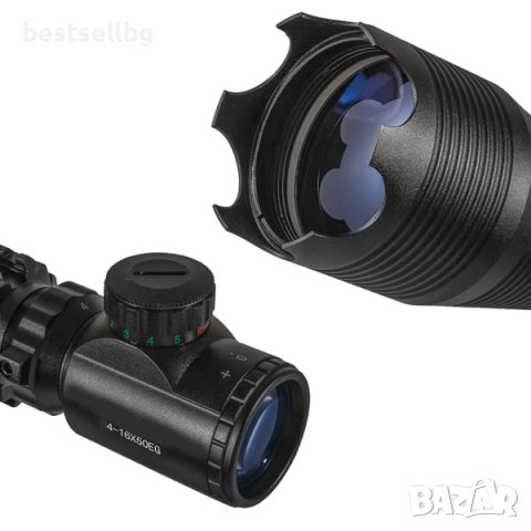 Оптиката 4-16x50 тактически оптически мерник бързомер прицел за пушка, снимка 3 - Оборудване и аксесоари за оръжия - 41892906