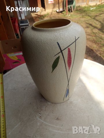 Немска керамична ваза , снимка 1 - Вази - 35980503