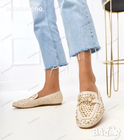 Дамски мокасини с шипове Lea, 3цвята , снимка 15 - Дамски ежедневни обувки - 50960107