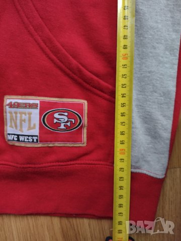 NFL San Francisco 49ers - мъжки суичър с качулка размер  XL, снимка 8 - Суичъри - 39560714