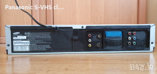 SAMSUNG DVD-V5600  DVD player-VHS recorder, снимка 5 - Плейъри, домашно кино, прожектори - 53778250
