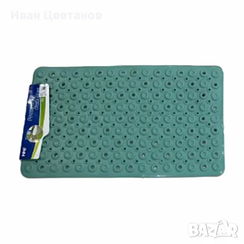 Противоплъзгаща подложка за баня с вендузи и дренажни отвори
