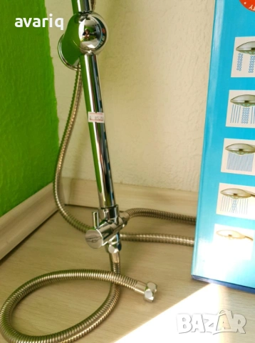 Намален от 99 лв Душ тръбна система БЕЗ СМЕСИТЕЛ. Душ пита и слушалка, снимка 9 - Душове - 53507786