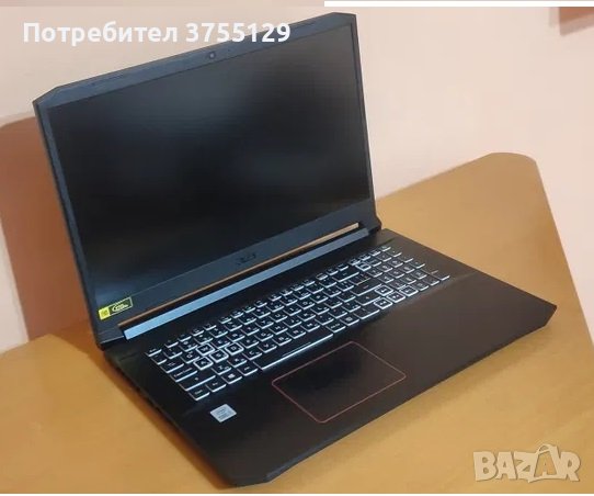 Лаптоп Acer Nitro 5 17.3 инча, снимка 1 - Лаптопи за дома - 42455652