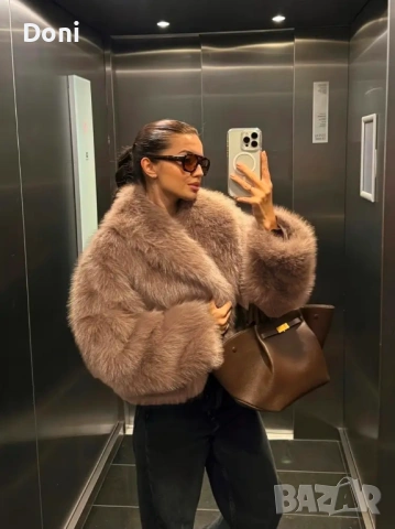 Ново дамско палто екокожа, снимка 5 - Палта, манта - 53328080