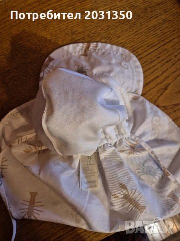 детска лятна шапка с козирка Maximo с UPF80 номер 46-49, снимка 4 - Шапки, шалове и ръкавици - 53523103