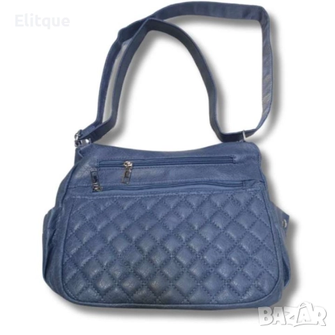 Красива дамска к. капитонирана чанта, снимка 6 - Чанти - 52854002