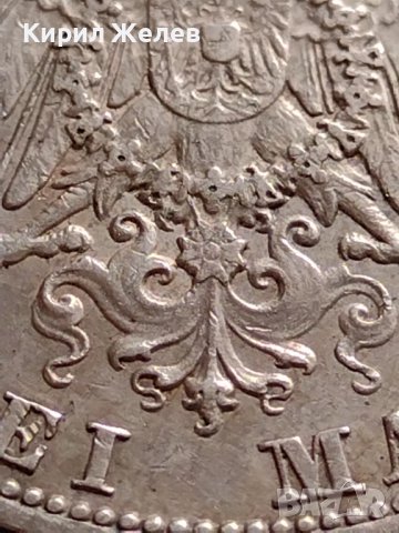 СРЕБЪРНА МОНЕТА 3 марки 1909г. ГЕРМАНСКА ИМПЕРИЯ ВИЛХЕЛМ втори УНИКАТ ЗА КОЛЕКЦИОНЕРИ 19287, снимка 5 - Нумизматика и бонистика - 39692092