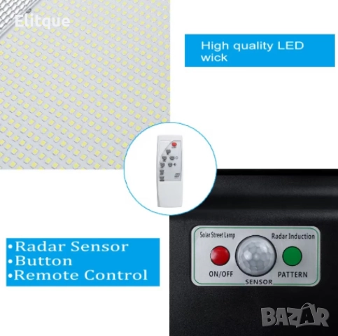 LED лампа със скоба и дистанционно управление IP67, снимка 10 - Други - 52861426