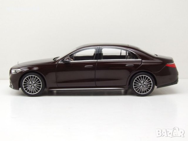 Mercedes-Benz S-Klasse W223 AMG 2021 - мащаб 1:18 на Norev моделът е нов в кутия, снимка 3 - Колекции - 41951614