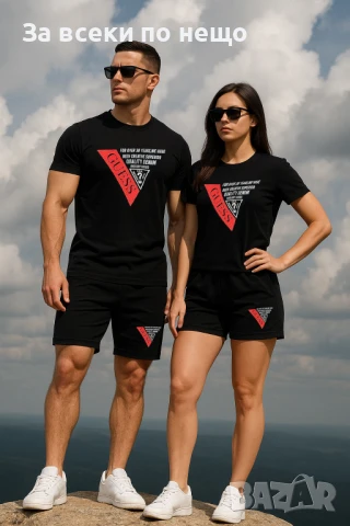 Guess Мъжка Тениска👕Мъжка Блуза С Къс Ръкав Гес - Различни Цветове Код LFS553, снимка 2 - Тениски - 50752552