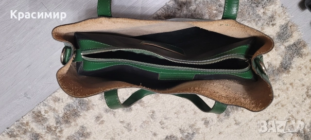 Дамска чанта.Естествена кожа , снимка 2 - Чанти - 52659598