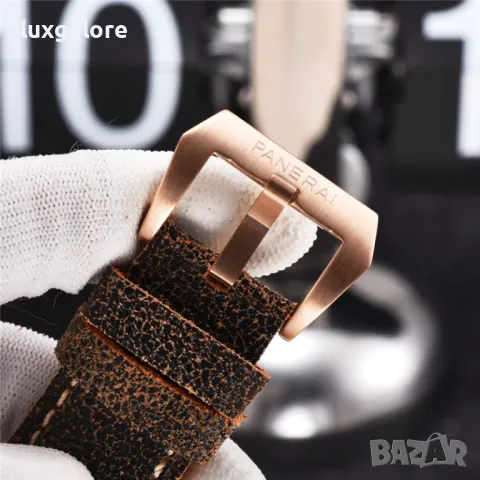 Мъжки часовник PANERAI Luminor Submersible 1950 Bronzo с автоматичен механизъм, снимка 9 - Мъжки - 48927414