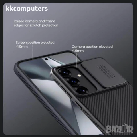 Samsung Galaxy S25+ 5G Удароустойчив NILLKIN/Black Mirror Pro Series Калъф и Протектор, снимка 11 - Калъфи, кейсове - 51414344