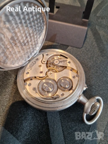 Уникален голям антикварен колекционерски джобен швейцарски часовник Doxa Goliath , снимка 8 - Антикварни и старинни предмети - 50928096