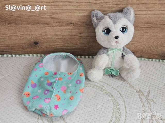 Интерактивно бебе куче IMC Toys Baby Paws - Хъски , снимка 3 - Плюшени играчки - 53436718