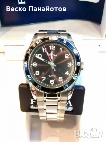 Festina Unisex Analogue Classic Quartz Watch with Stainless Steel Stra, снимка 3 - Дамски - 36035161