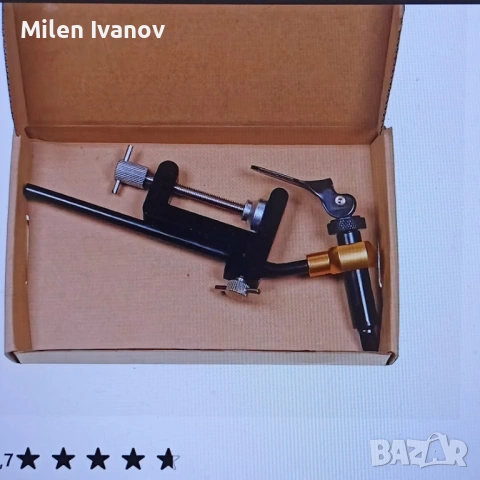 Въртящо се менгеме за връзване на мухи за сухи, мокри и стриймър мухи, снимка 2 - Такъми - 53694236