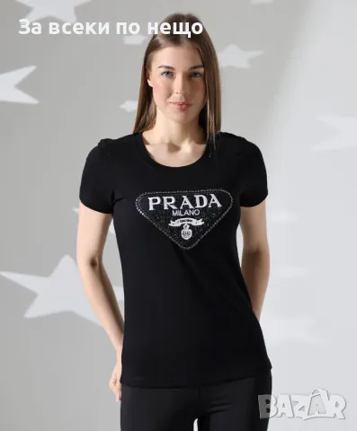 Prada Дамска Тениска👚Дамска Блуза С Къс Ръкав Прада - Налични Различни Цветове, снимка 2 - Тениски - 48932453